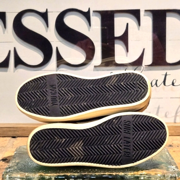 P448 F9 John Sneaker Cow Hair/Print Glitter Wmns EU 36 | US 6-6.5 - Picture 5 of 9